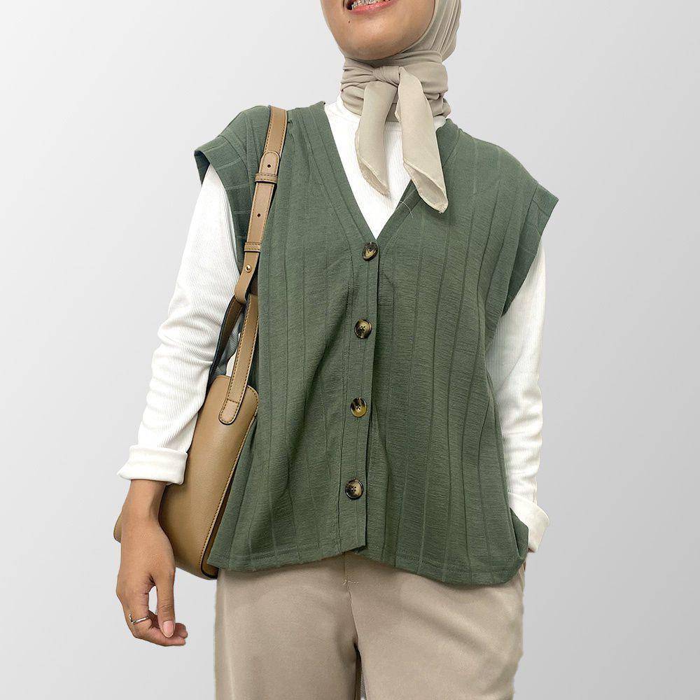 FIMELO Buttons Vest (shopee.co.id/fimelo)