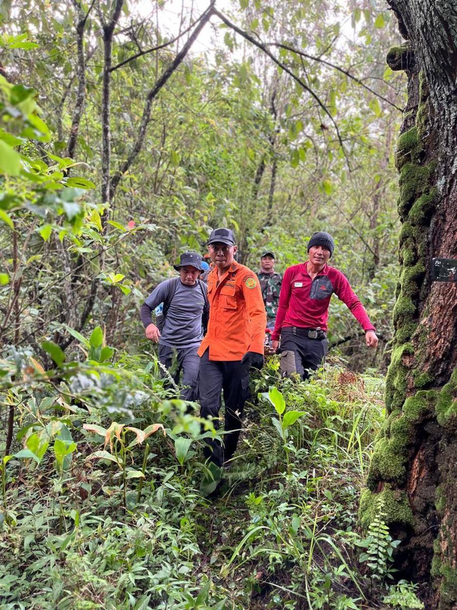 Evakuasi pendaki tersesat di Gunung Agung. (Dok. IDN Times/istimewa)