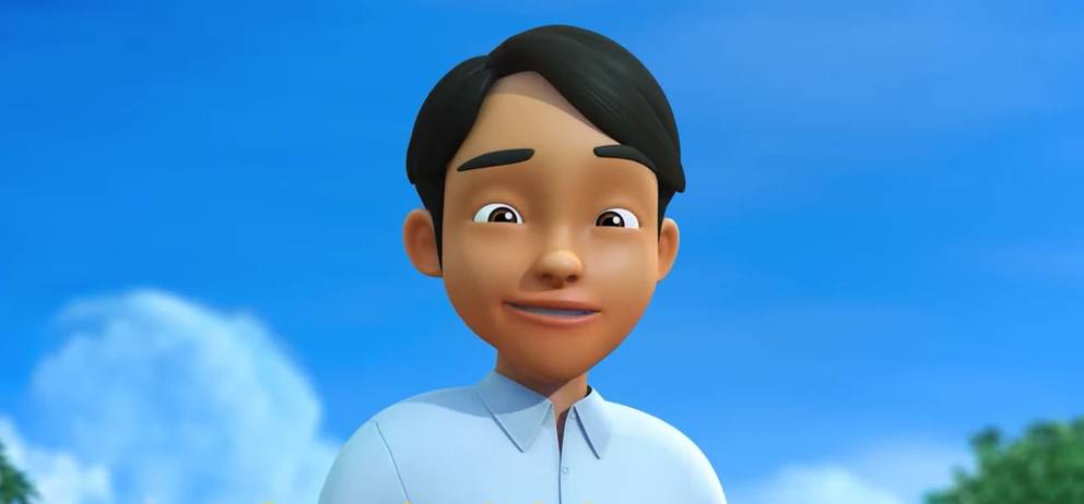 cuplikan Abang Iz yang menjadi idola Upin dan Ipin (youtube.com/Les' Copaque Production)