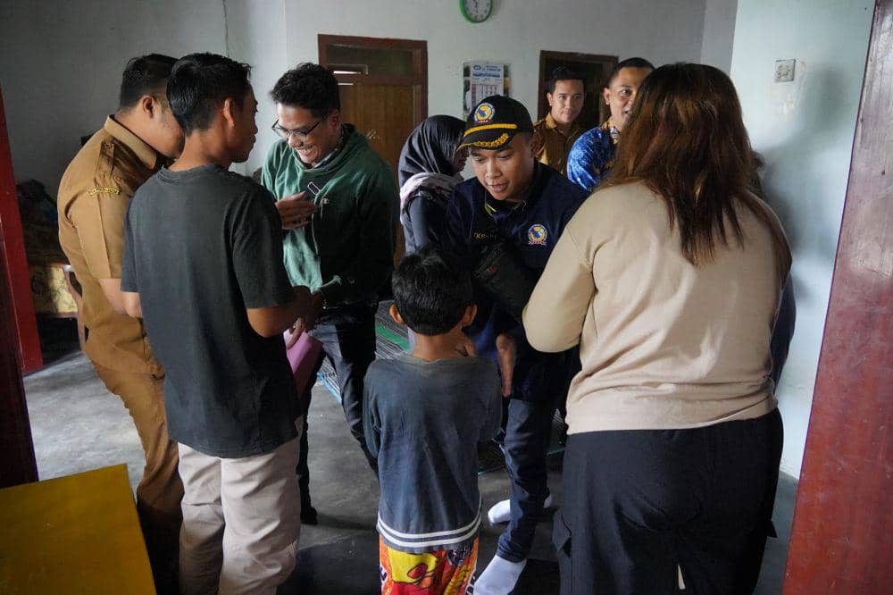 Korban selamat saat dikunjungi OPD Kabupaten Kediri. IDN Times/ istimewa