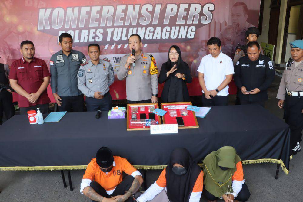 Tersangka upaya penyelundupan sabu ke Lapas Tulungagung. IDN Times/ istimewa