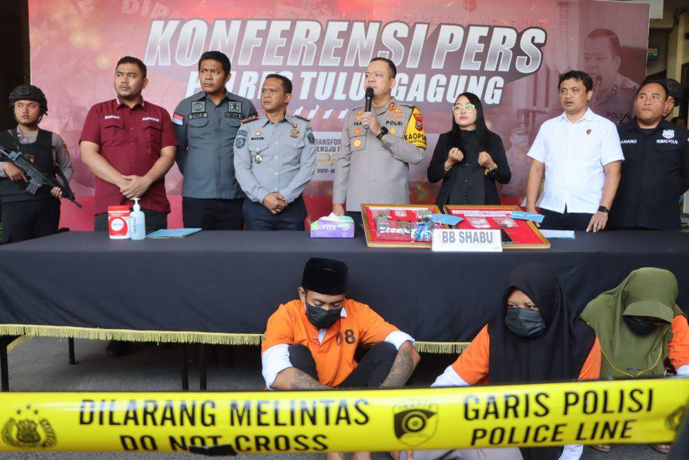 Tersangka upaya penyelundupan sabu ke Lapas Tulungagung. IDN Times/ istimewa