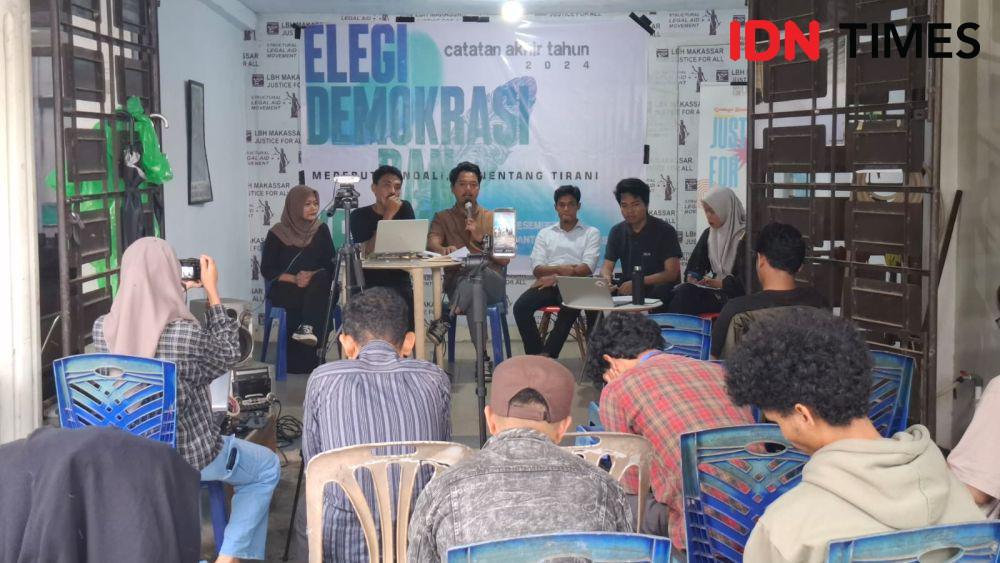 Sepanjang 2024, LBH Makassar Catat 192 Kasus Pelanggaran HAM di Sulsel