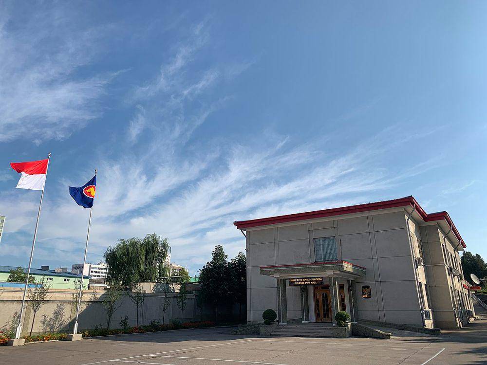 Kedutaan Besar Republik Indonesia (KBRI) di Pyongyang. (commons.wikimedia.org)