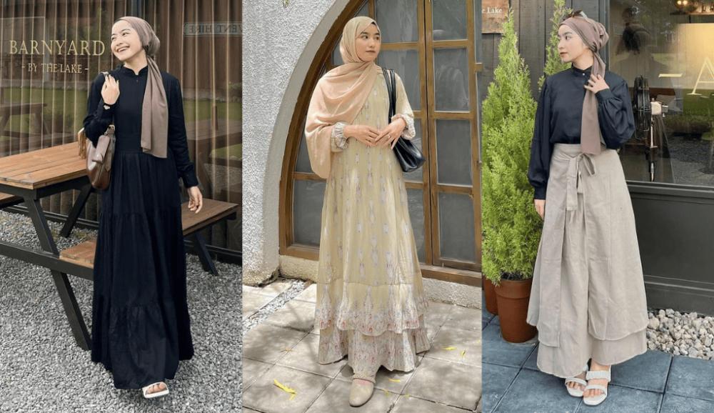 8 Styling Basic Outfit ala Zakila Angle, Ada Gaya Hijab Turban!