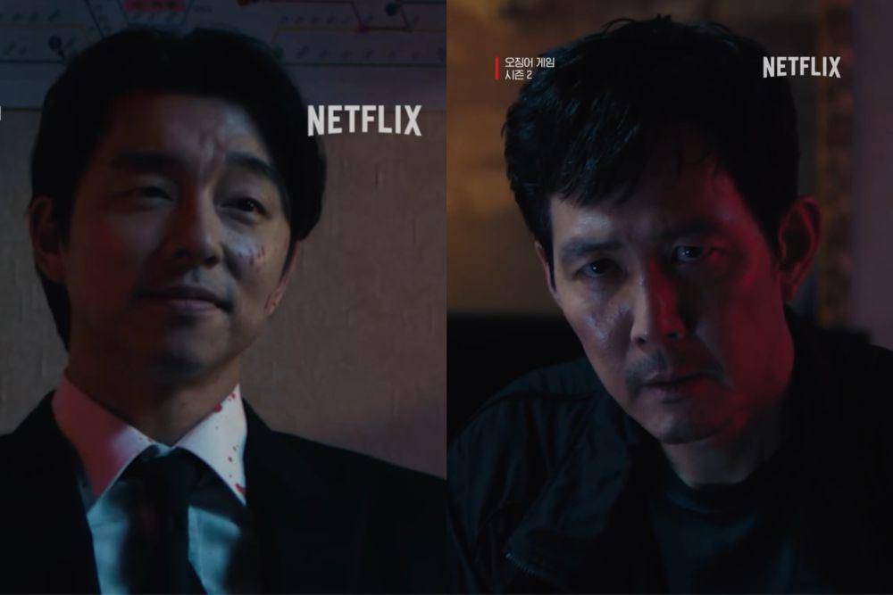 The Salesman (Gong Yoo) dan Seong Gi Hun (Lee Jung Jae) di serial Squid Game 2 (instagram.com/netflixkr)
