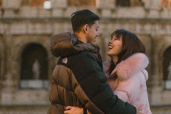 7 Potret Momen Bulan Madu Rian Ardianto dan Ribka Sugiarto di Italia