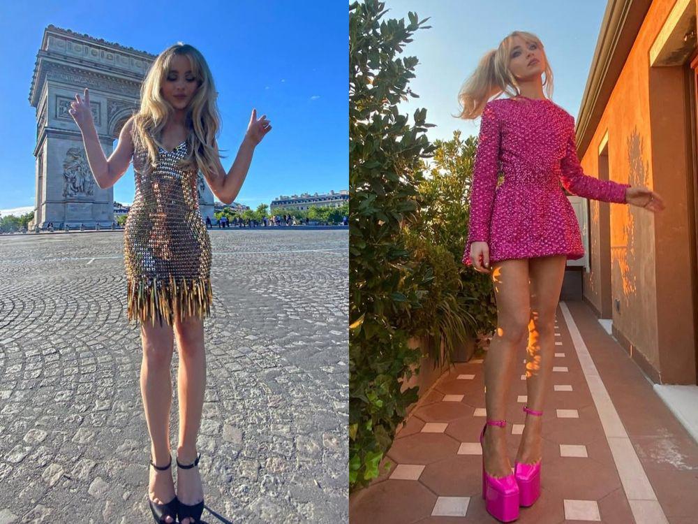 9 Inspirasi OOTD Dress Glamor Sabrina Carpenter, Memesona!