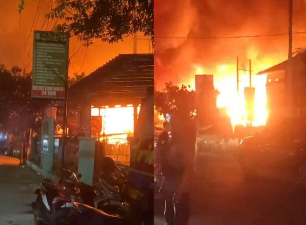6 Rumah di Jakut Hangus Terbakar Gegara Petasan di Malam Tahun Baru