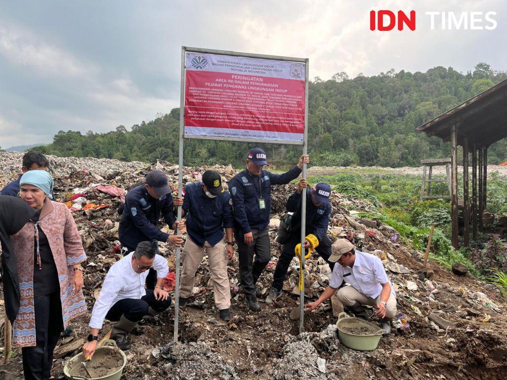 Kementerian Lingkungan Hidup Segel TPA Bakung, Ada Pelanggaran Serius