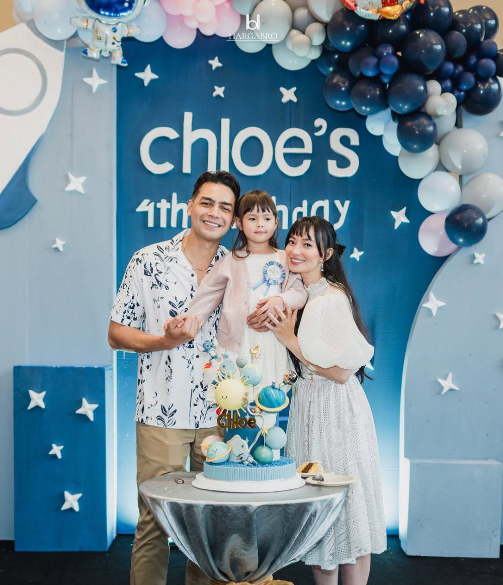 8 Momen Ulang Tahun Chloe Anak Asmirandah yang ke-4 Penuh Syukur