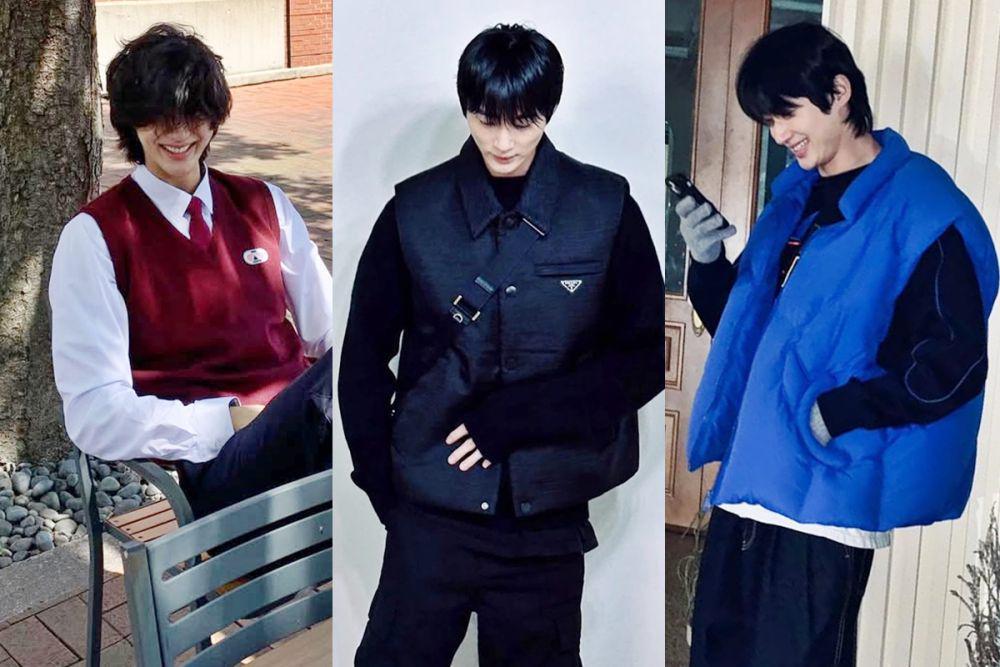 7 Ide Styling OOTD Pakai Vest ala Byeon Woo Seok, Boyfriend Material