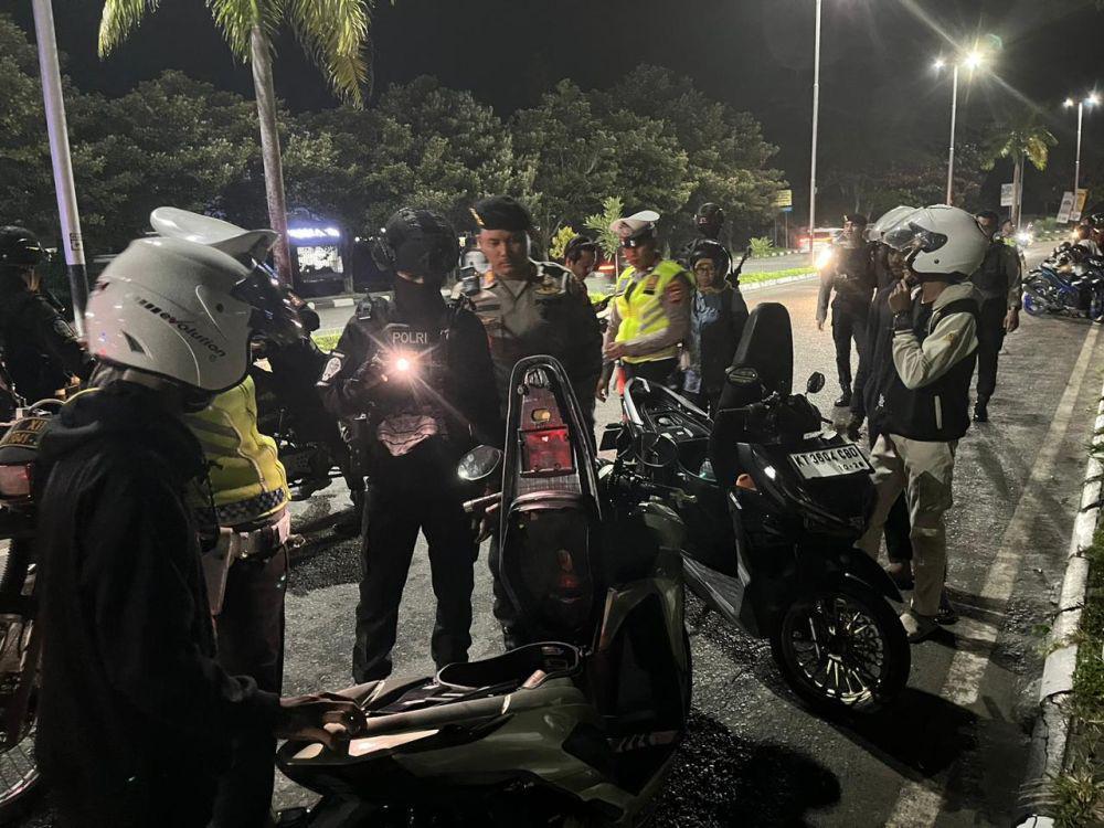 Polresta Balikpapan Razia Knalpot Brong Jelang Malam Tahun Baru