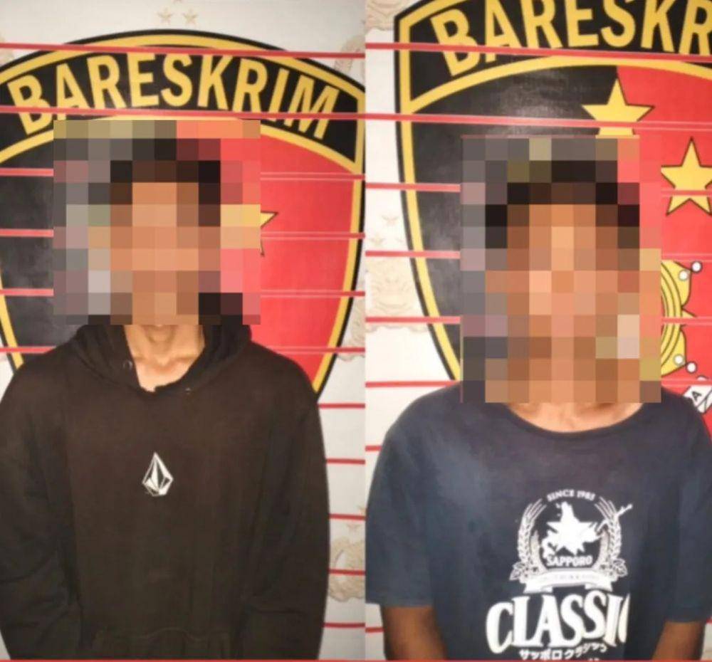 Polisi berhasil meringkus dua pelaku jambret yang beraksi di kawasan Samarinda Ulu. (Dok. Polda Kaltim)