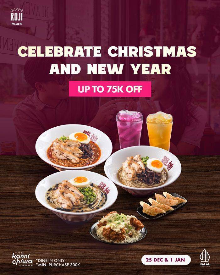 Promo Tahun Baru Roji Ramen (instagram.com/rojiramen.id)