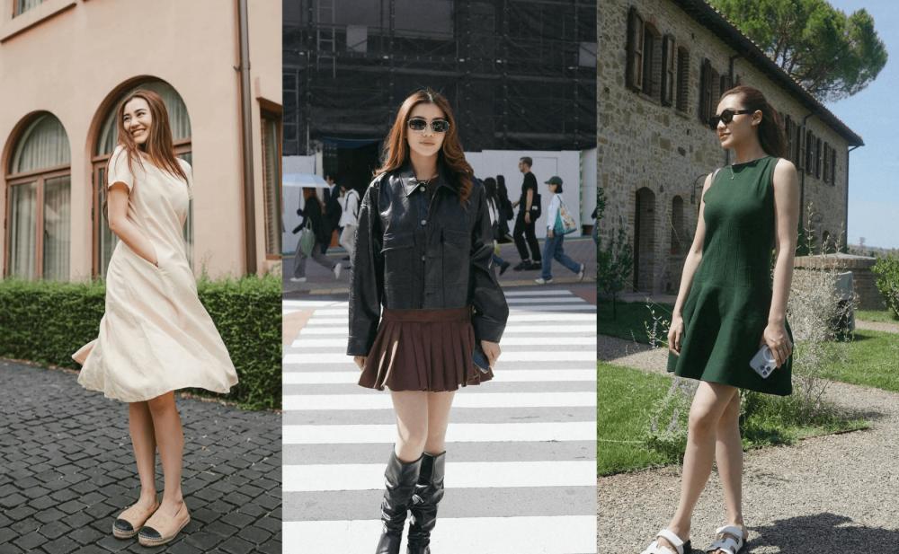 7 Inspirasi Outfit Dress ala Aaliyah Massaid, Classy Effortless