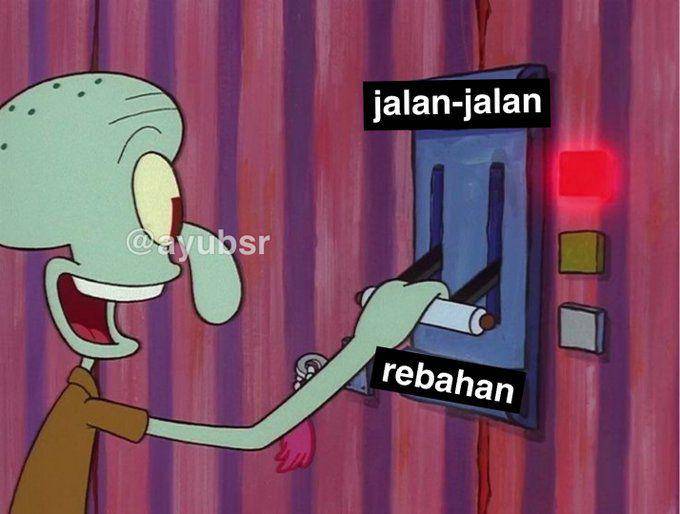Meme SpongeBob (x.com/ayubsr)