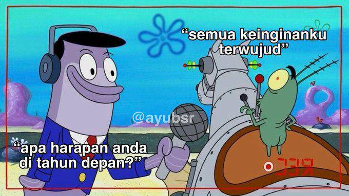 Meme SpongeBob (x.com/ayubsr)