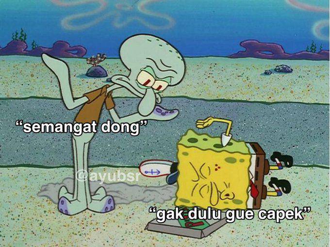 Meme SpongeBob (x.com/ayubsr)