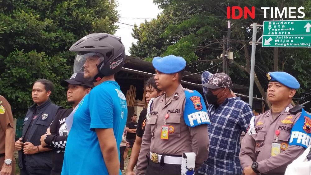 Jalani Rekonstruksi, Robig Zainudin Tersangka Penembakan Siswa Ditegur Penyidik