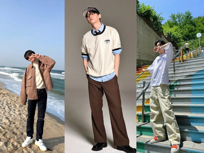 8 Inspirasi Outfit Earth Tone ala Lee Jin Hyuk, Kalem dan Modis!