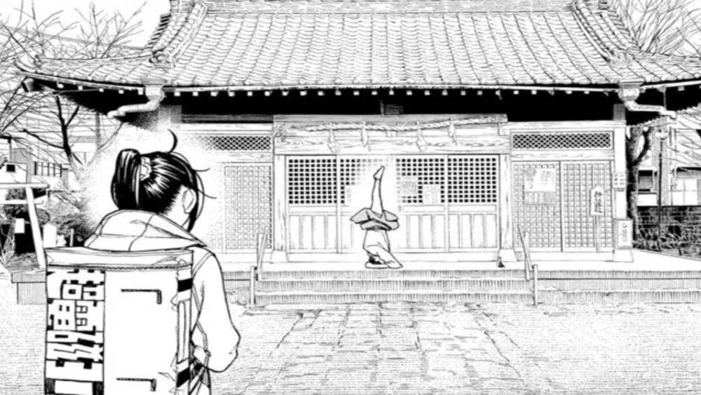 cuplikan pertemuan Momo dan Manjiro di manga Dandadan (dok. Yukinobu Tatsu, Science SARU, Shounen Jump+/Dandadan)