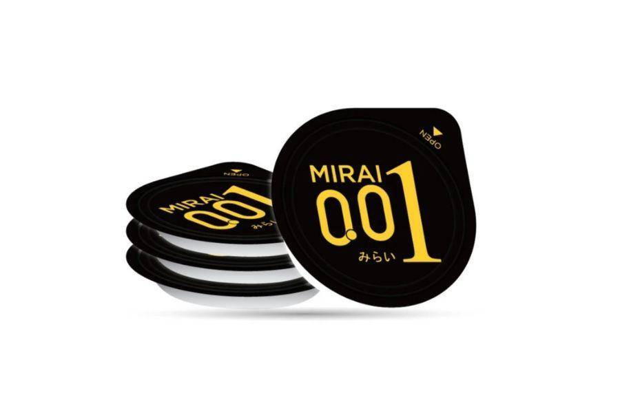 ilustrasi kondom Mirai 001 (dok. Tokopedia)