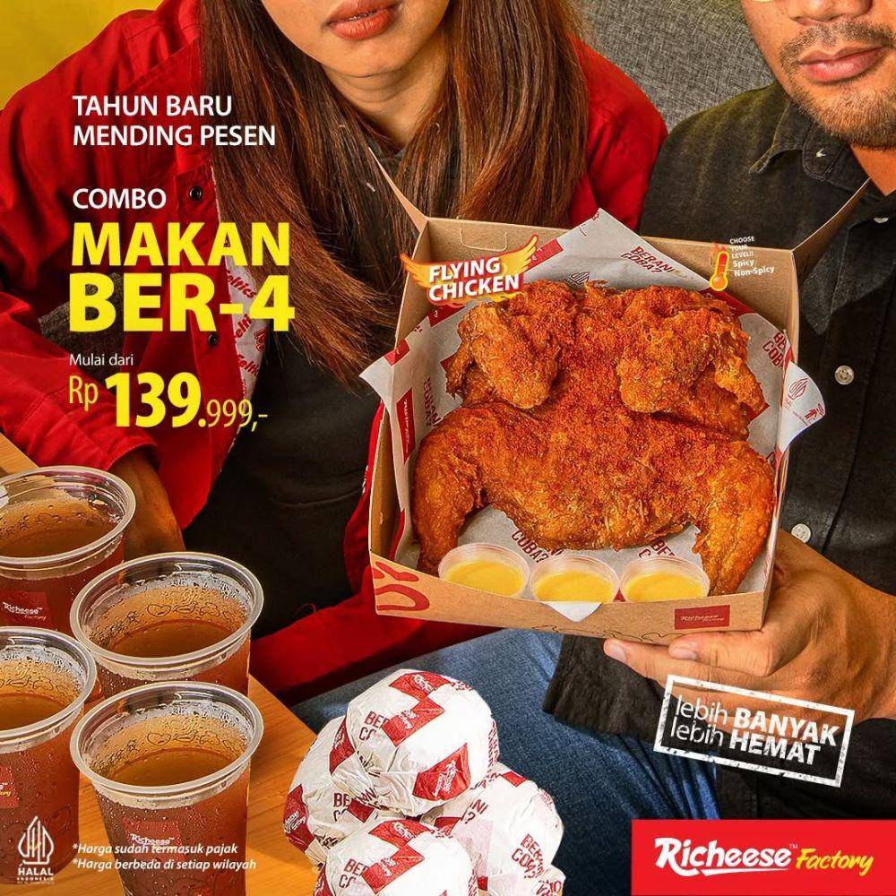 Promo Tahun Baru 2025 Richeese Factory (instagram.com/richeese_factory)