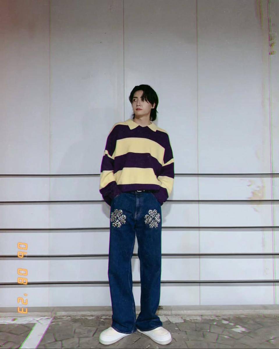 outfit earth tone ala Lee Jin Hyuk (instagram.com/ljh_babysun)