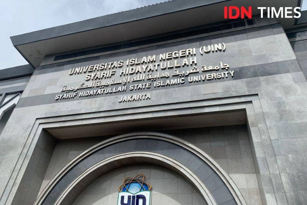 Kondisi Gedung Rektoran UIN Jakarta usai kebakaran pada Senin (30/12/2024). (IDN Times/M Iqbal)