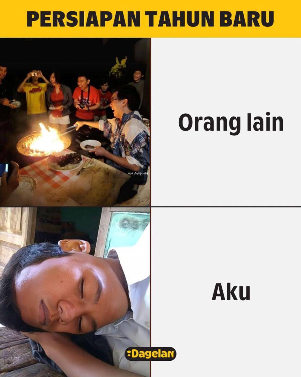 meme sambut tahun baru 2025 (instagram.com/dagelan)