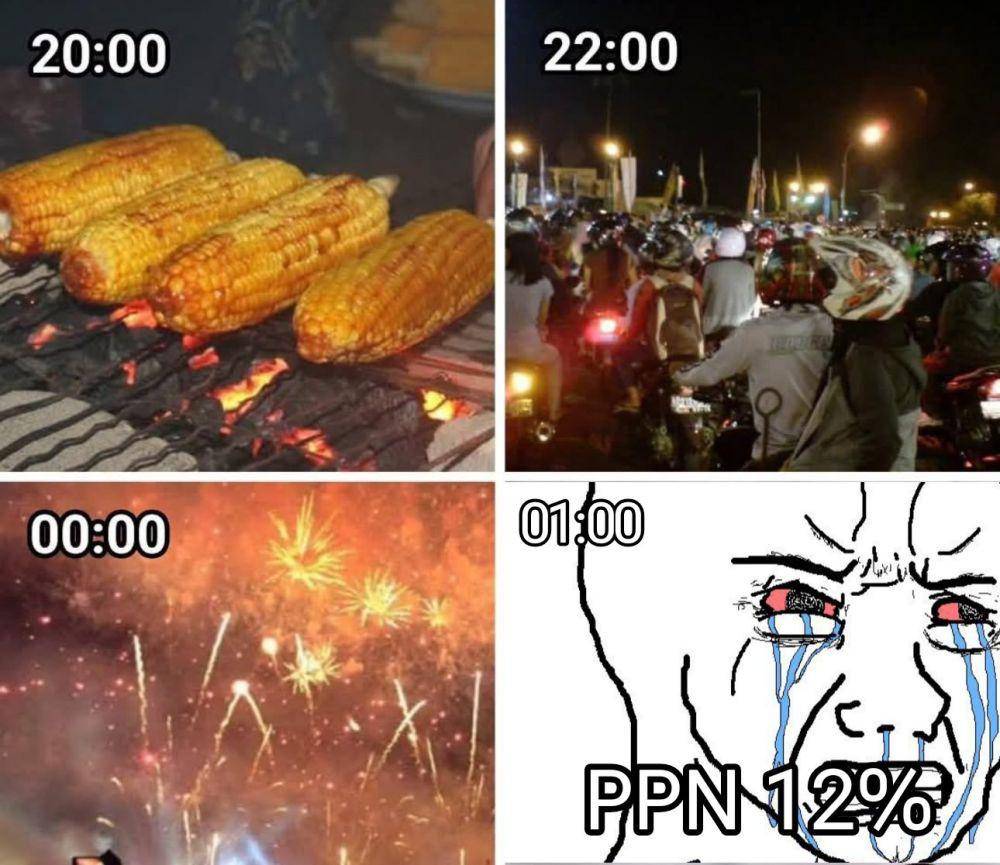 meme sambut tahun baru 2025 (x.com/sagimatsuda)
