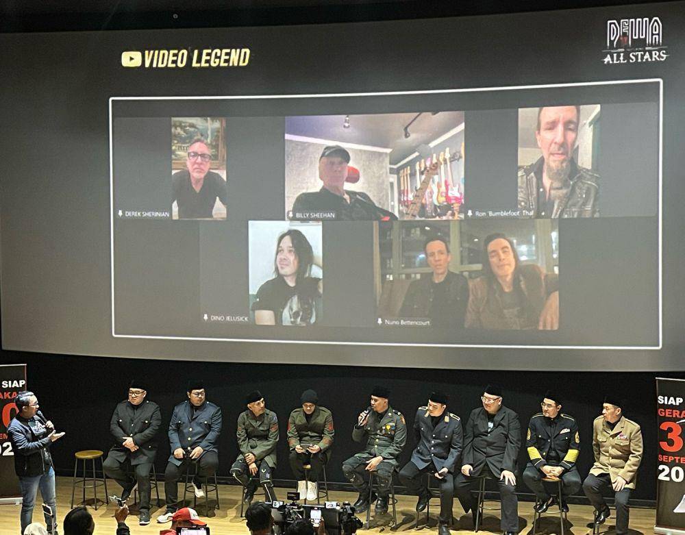 konferensi pers konser Dewa 19 featuring All Stars 2.0 (dok. Dewa 19)