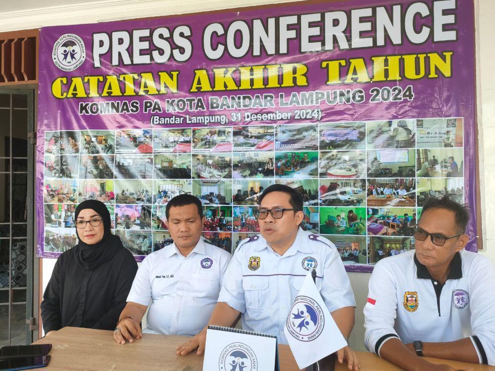 KPA Bandar Lampung Terima 77 Pengaduan Kasus Anak di 2024