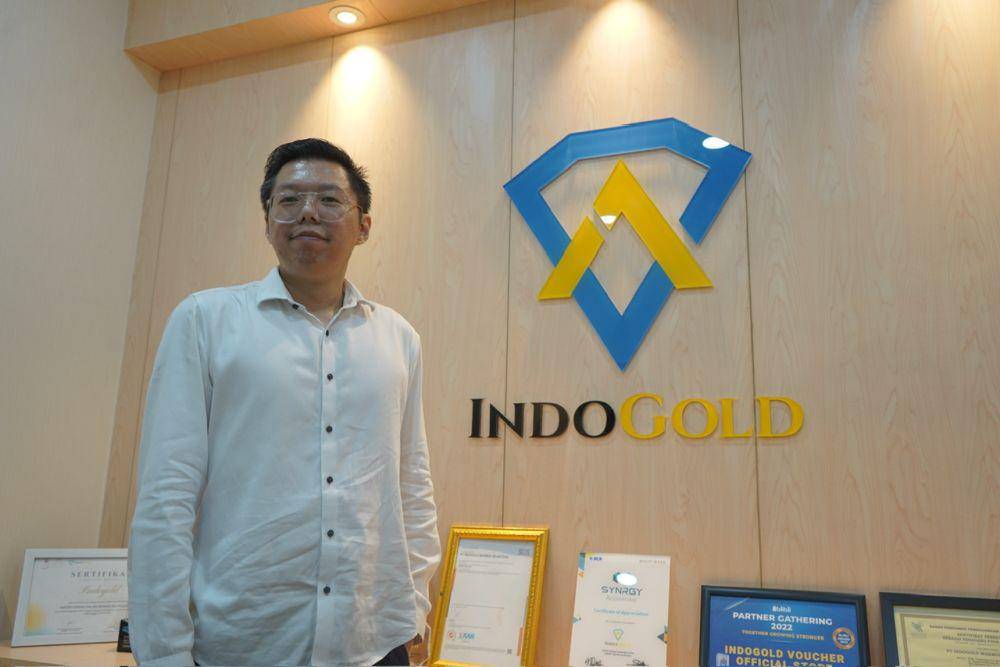 Founder dan Chief Marketing Officer (CMO) IndoGold, Indra. (IDN Times/Fauzan)