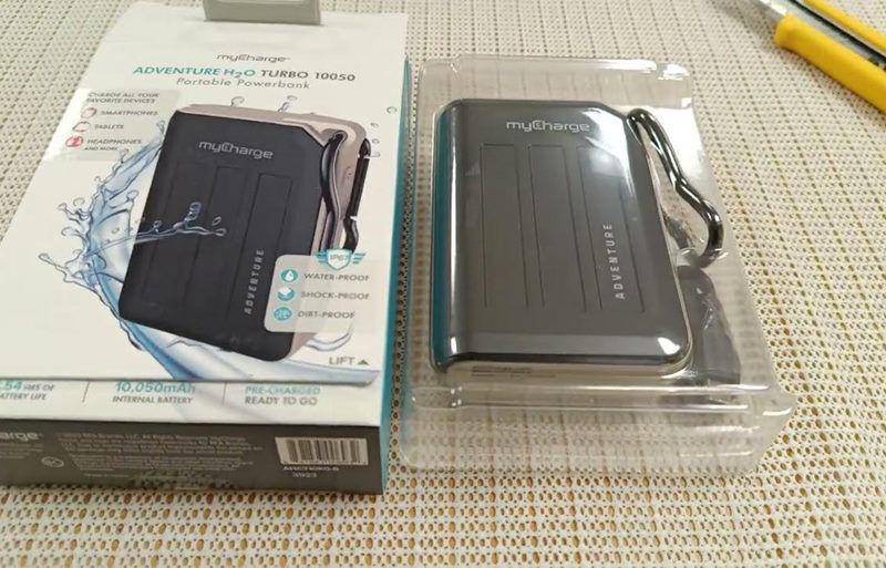 myCharge Portable Waterproof Powerbank (youtube.com/3J's Journey)