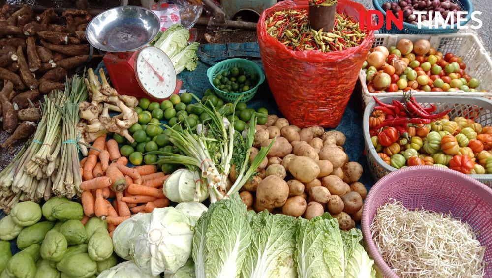 Harga Bahan Pokok di Pasar Tradisional Makassar Naik Jelang Tahun Baru
