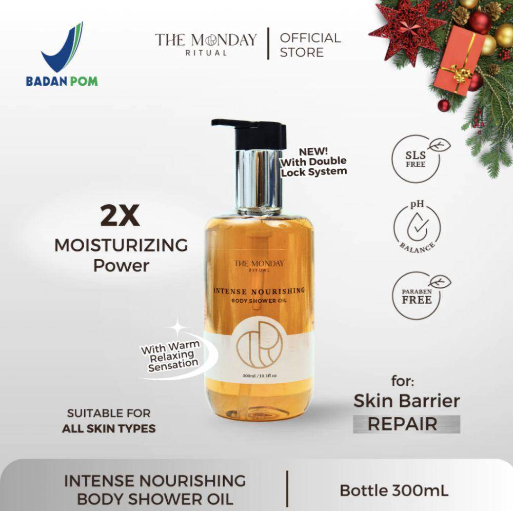 The Monday Ritual Intense Nourishing Body Shower Oil (shopee.co.id/TheMonday Ritual)