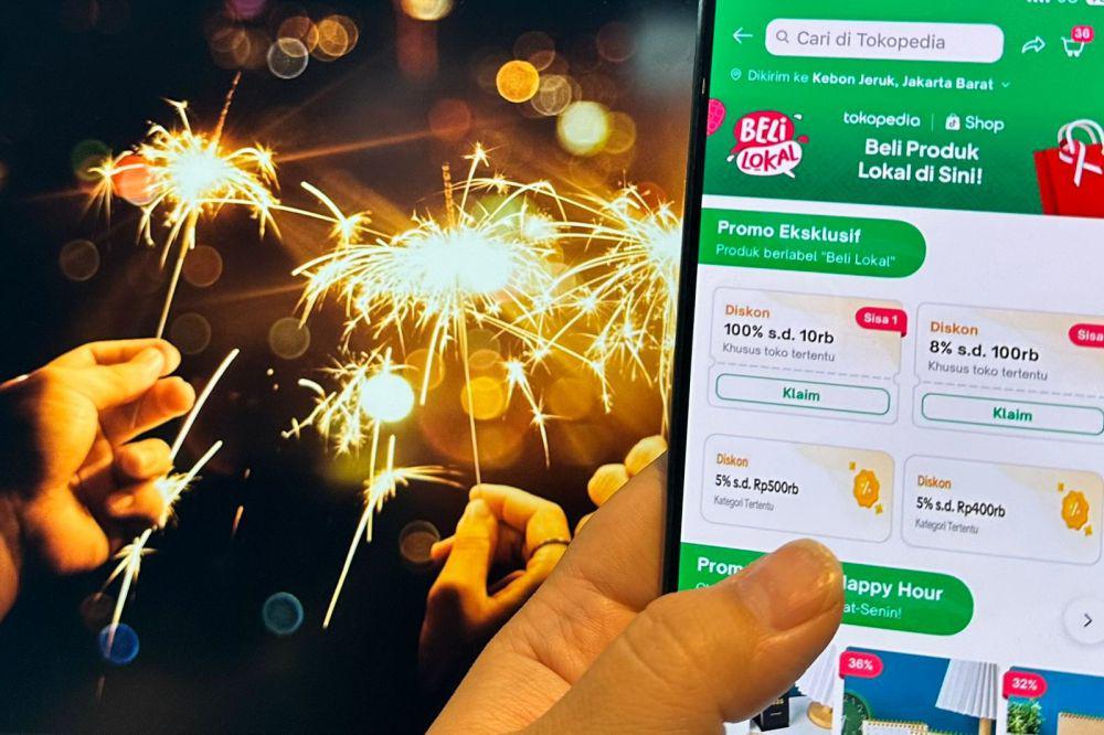 3 Produk Terlaris Tokopedia Jelang Tahun Baru 2025