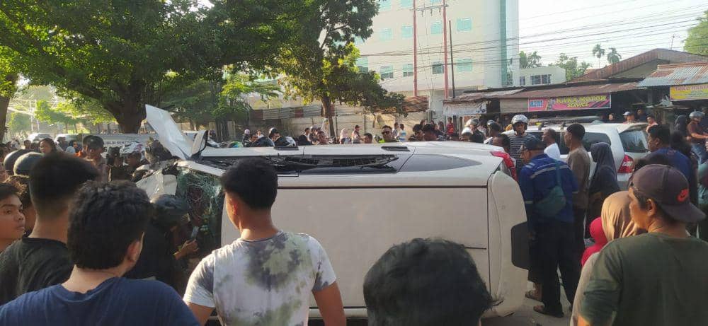 Kecelakaan Maut di Pekanbaru, Suami, Istri dan Anaknya Meninggal Dunia