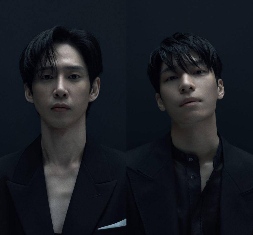 Park Sung Hoon dan Wi Ha Joon dalam pemotretan Netflix untuk Squid Game 2 (instagram.com/netflixkr)