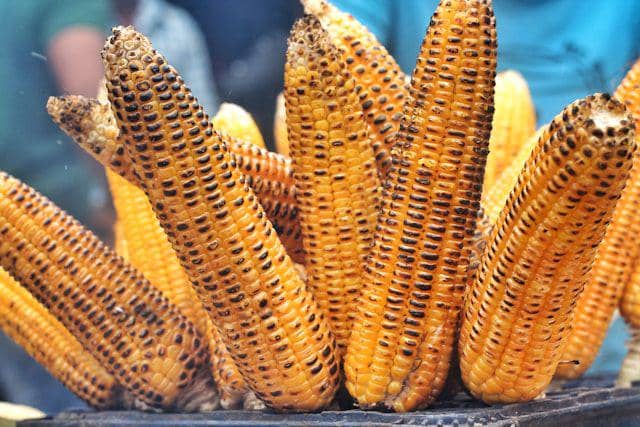 Potret  jagung bakar 