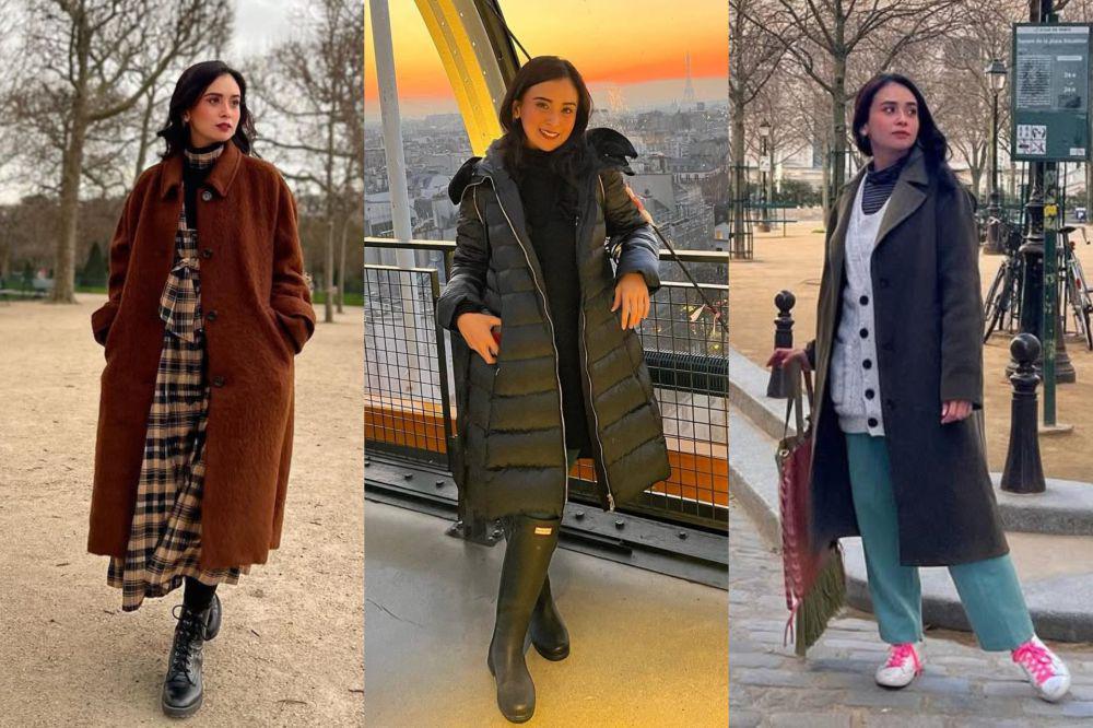 9 Ide OOTD Winter Travel ala Ayushita, Hangat nan Modis!