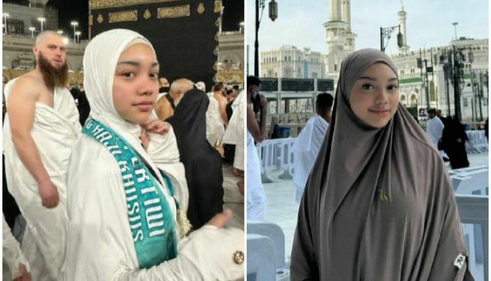9 Momen Naura Ayu Pertama Kali Umrah Sekalian Tahun Baru 2025