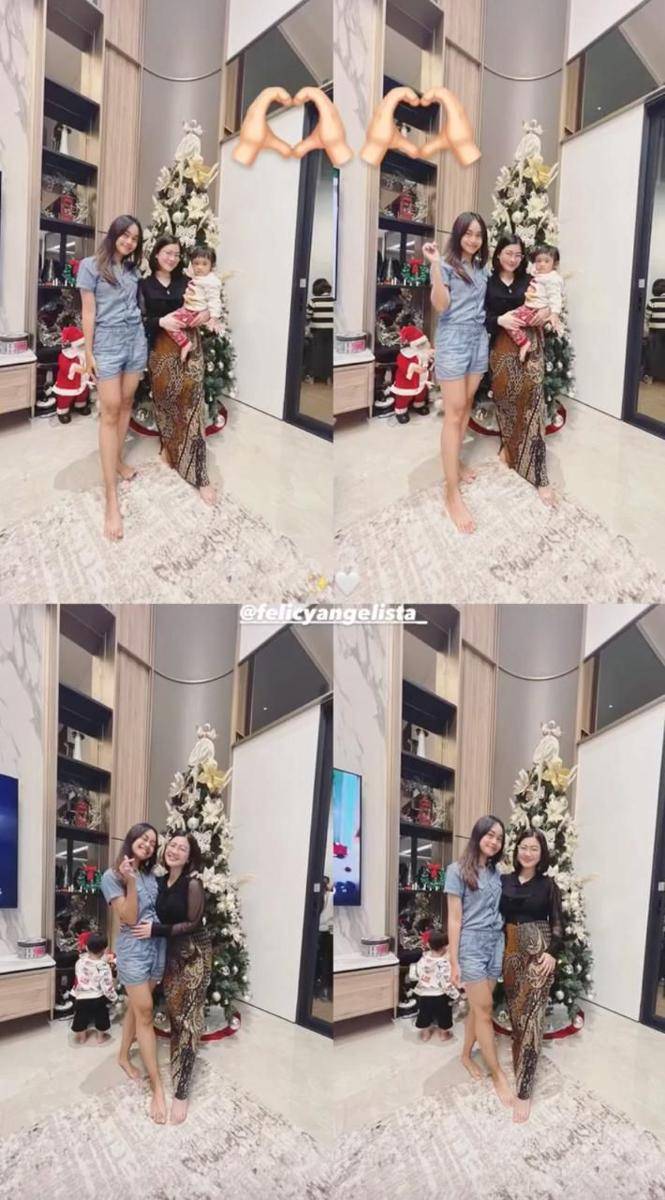 Gaya Seleb di Malam Tahun Baru 2025 (instagram.com/felicyangelista_)