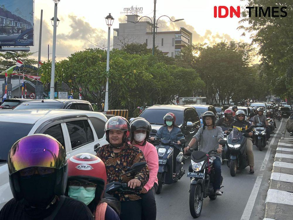 Lonjakan Jumlah Kendaraan Bermotor di Balikpapan Picu Kemacetan