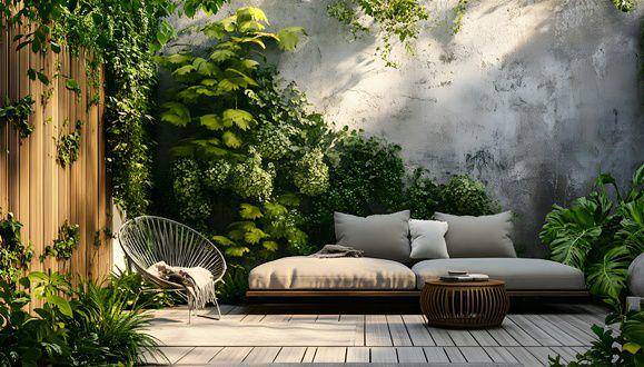 dekorasi teras rumah gaya industrial minimalis (vecteezy.com/larib)