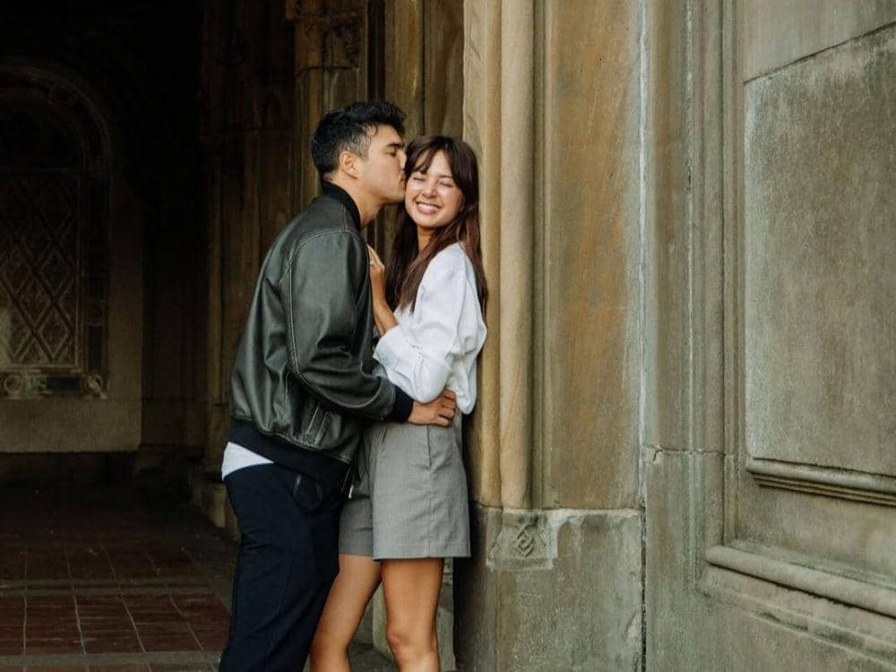 Cuplikan Layar Aurelie Moeremans dan Tyler (Instagram @aurelie)