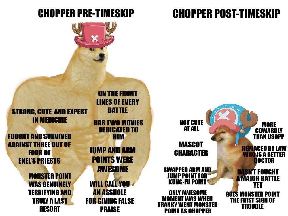 potret meme One Piece time skip (reddit.com/user/megasean3000)