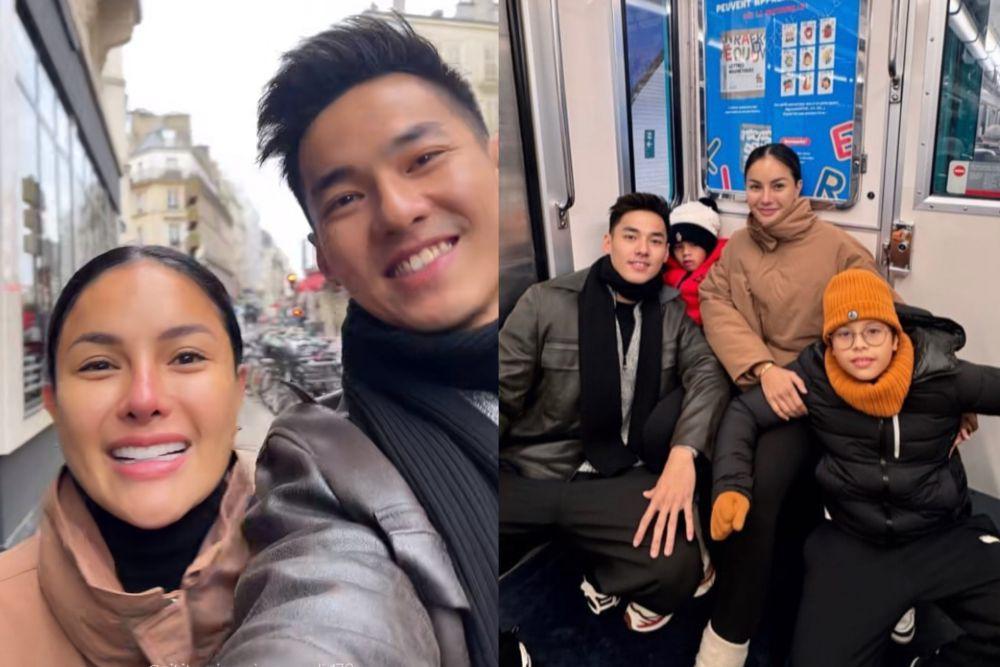 8 Potret Nikita Mirzani Liburan Bareng Matthew Gilbert ke Paris
